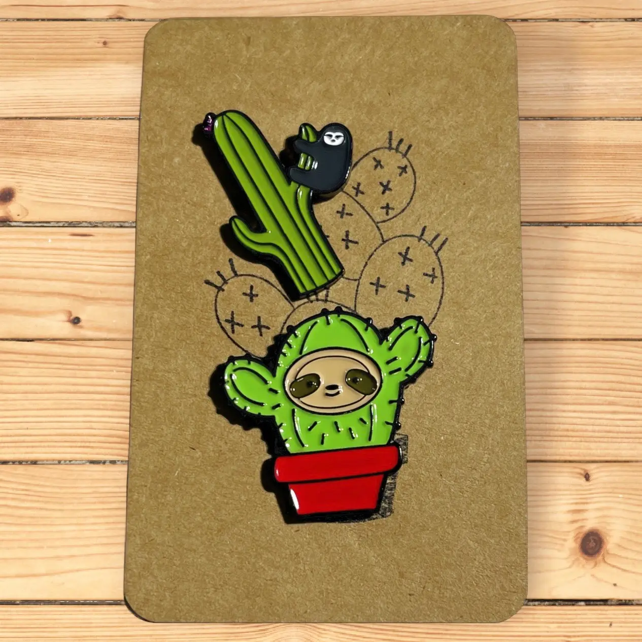 2 pack sloth enamel pins - TikTok Shop
