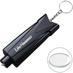 Car Safety Hammer,Emergency Escape Tool with Car Window Breaker and Seat Belt Cutter,Escape Tool for Automotive Accidents with Key Chain Vehicle Car Tool Kit Car Essentials