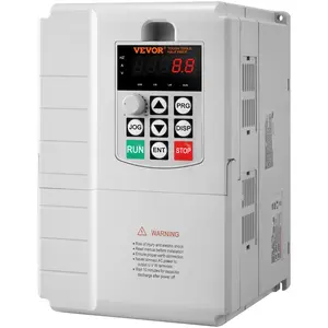 VEVOR VFD 7.5KW, 34A, 10HP Variable Frequency Drive for 3-Phase Motor Speed Control