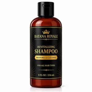 Batana Royale Revitalizing Shampoo - Restore & Cleanse for All Hair Types 8 FL OZ 236 mL