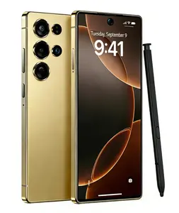 2025 Ultra New Smartphone, 8GB+256GB, Global Unlock, 6.8-inch Display, Super Battery Life, HD Camera, Dual SIM, Dual Standby, GPS, Built-in Stylus, Comes with Earphones |Case |Screen Protector |Type-c Data Cable.