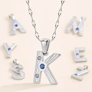 A-Z Initial Letter Necklace for Women, Dainty Alphabet Pendant Necklace, Personalized Minimalist Jewelry Gift