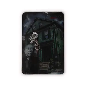 Official Lizzie Borden House 3D Silver Plated Axe Head Charms