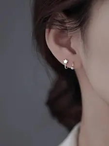 Star Design Stud Earrings, Lightweight Earring, Fashionable Earrings for Women & Girls, Casual Jewelry for Party, Daily Clothing Decor, Trendy All-match & Exquisite Jewelry for Birthday Gift