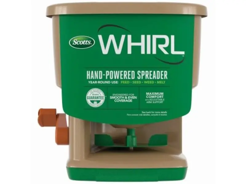 Scotts Lawns 248370 1.15 lbs Whirl Hand-Powered Spreader