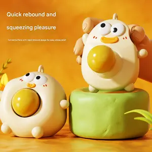 Satisfying Squishy Egg Stress Relief Toy | Fidget Sensory Squeeze Toy for Anxiety Relief Desk Toy Kids & Adults