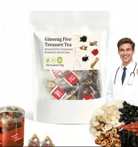 Kidney Tea Formula Ginseng Eight TreasureTeaGinsengEightTreasuresTea,OrganicKidneyCleanseTea, TraditionalHealthyKidneyCleansing Tea for Men & Women NaturalBeverage Wellness Tea Nourishing Tea