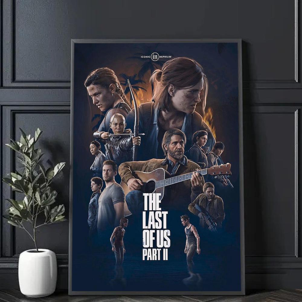 Hot Game The Last of Us Poster Frameless Personalized Wall Art Poster Photos for Living Room Home Decor