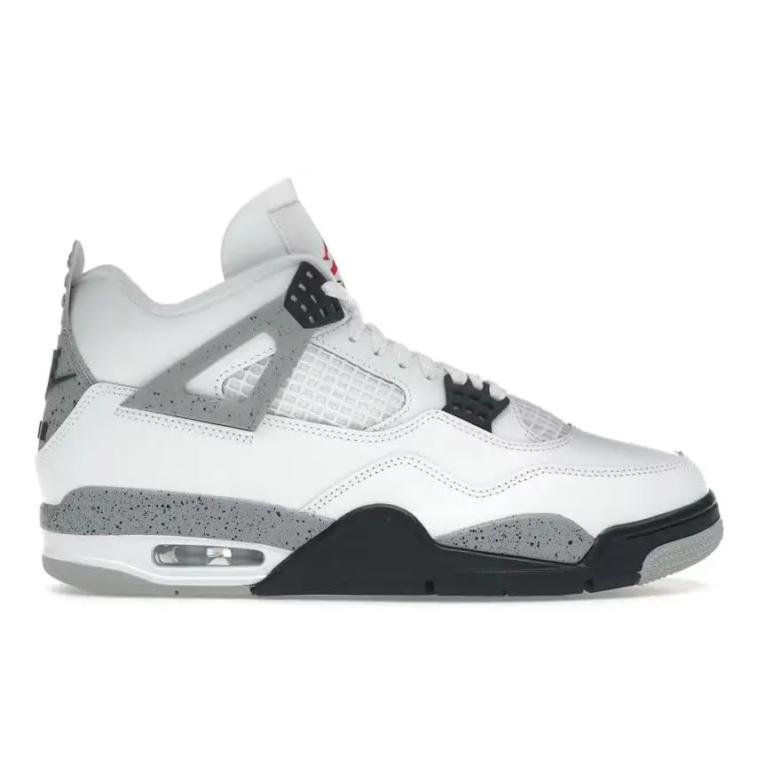 Jordan 4 Retro White Cement 2025 Men's Basketball Sneakers FV5029-100