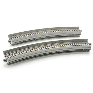 Kato Unitrack 20-540 - 381mm (15") Radius 30 Single Track Viaduct Curve Track [2 each], N Scale