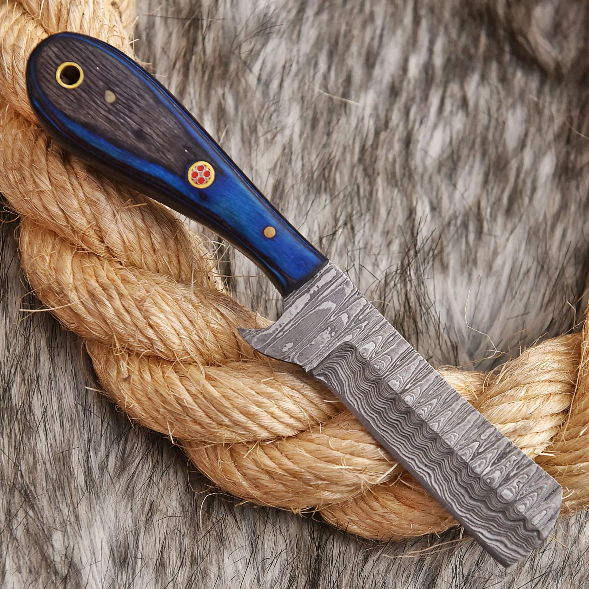 Hand Forged Master crafted Damascus Steel Blade Chef Knife Premium Multi Function Kitchen Knife
