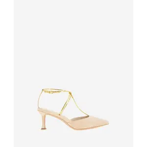 Umi T-Strap Suede Heel