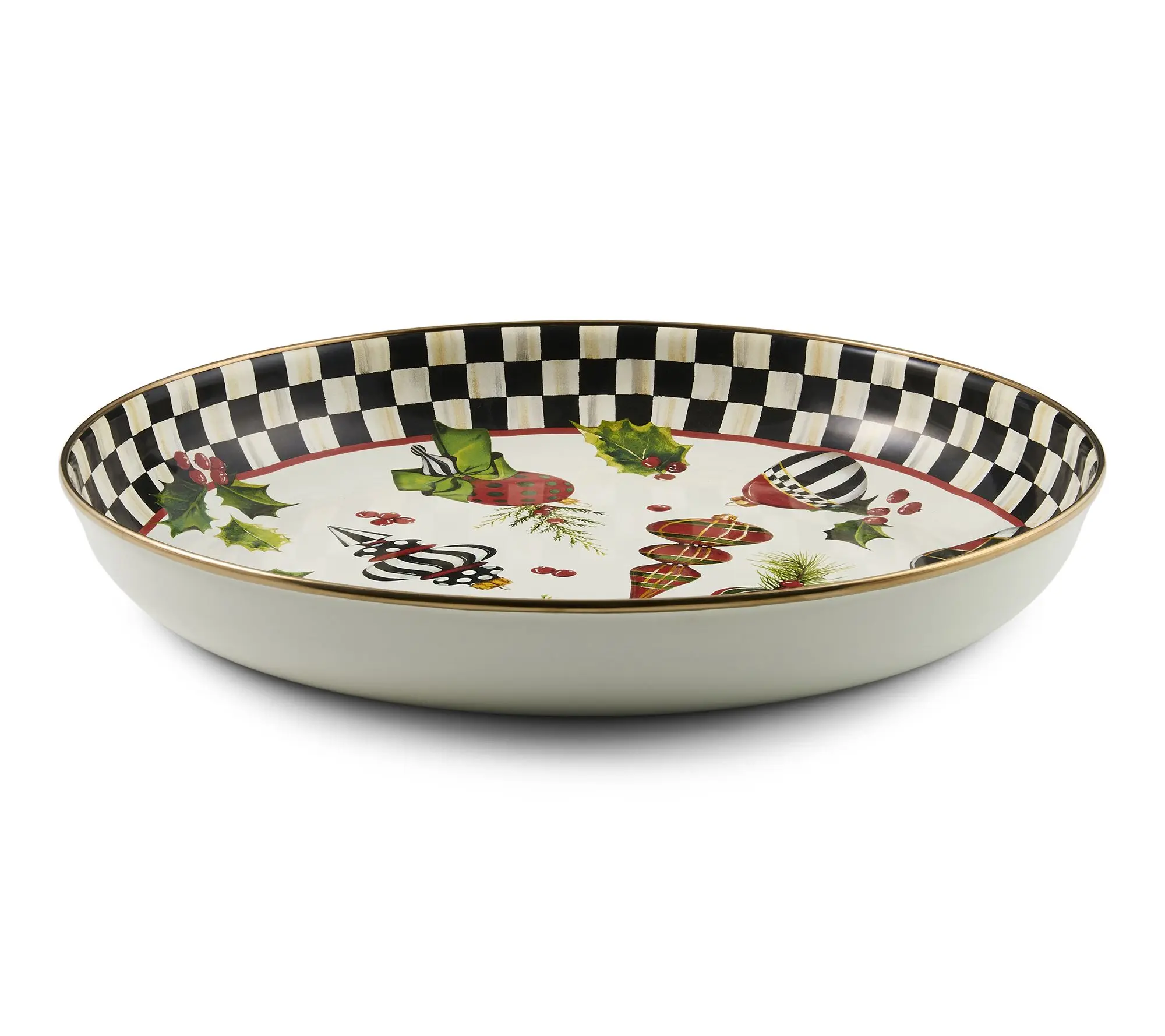 MacKenzie- Childs Deck the Halls Abundant Bowl