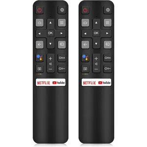 2 count RC802V FNR1 Replacement Remote Fit for TCL Android 4K  TV [NO Voice Function] 40S334 50S434 55S434 75S434 40S330 70S430 32S334 55S435 50S435 43S434 32S6500A 65P8S 65P8 49S6800FS 32S6500S