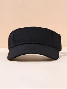 Solid Color Sports Visor Hat, Adjustable Sun Top Hat, Adjustable Sun Cap, Visor for Tennis Baseball Golf Athletic Cycling Running, Sports Outdoor Hats, Fashion Accessories for Women & Men