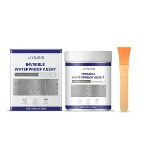 Transparent Waterproof Sealant 300g, Clear Water-Based Invisible Leak Repair Coating for Roofs, Walls, Bathroom, Shower, Kitchen, Indoor & Outdoor Waterproof Coating