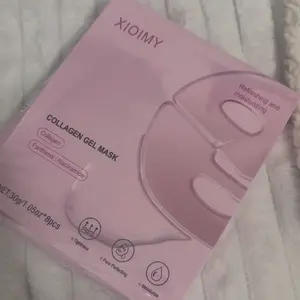 8pcs Collagen & Niacinamide Hydrating Masks, Tightening, Brightening, Moisturizing, Improves Skin Tone, Long-Lasting Care, Collagen Hydrogel Mask