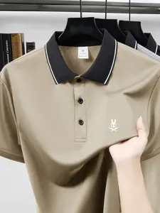 Men Women Summer Fashion Casual Outdoor Sports Short Sleeve Polo Shirt, Quick-Dry Breathable Fabric, Running Fishing Essential, Athletic Shirt