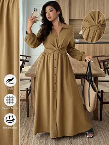 Elegant Plus Size Women's Long Dress, Fashion Evening Gown, Perfect for Parties and Special Occasions, Comfortable and Stylish Design