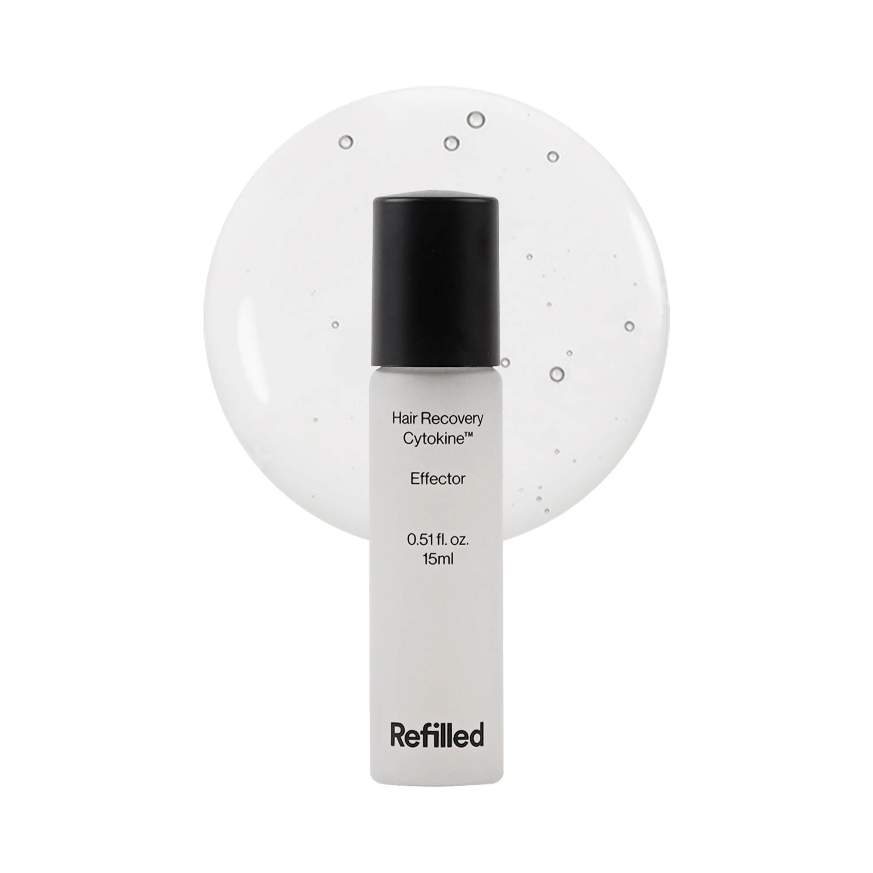 Refilled cADPR Effector Hair Growth Concentrate | Targeted Hairline & Crown Care for Thin Hair | Portable Roll-On Scalp Serum with Cytokine & Biotin