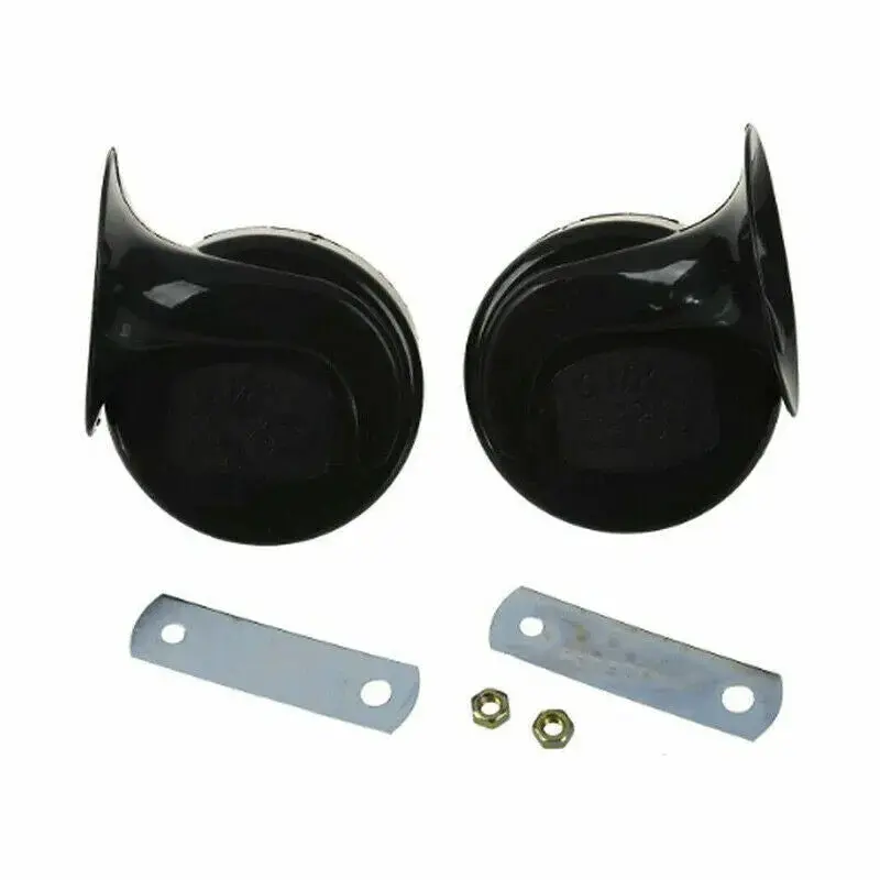 2PC 12V 300DB Super Loud Train Air Horn for Motorcycle, Car, Truck, SUV, Boat