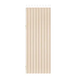 VEVOR Accordion Door, 47 x 78 inch, Blackout Fabric Folding Magnetic Door Curtain, with Hanging Hooks, Interior Room Divider for Doorways, Closets, Bedrooms, Bathrooms, Living Rooms, Beige, 1 Panel