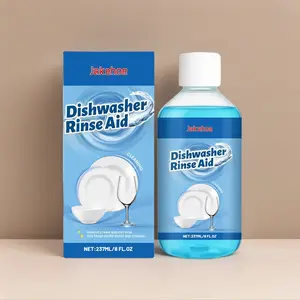 Household Dishwasher Shine Agent, Multi-Purpose Cleaner Detergent Rinse Liquid – Eliminates Food Residue, Oil Dirt, Brightens Tableware and Kitchenware
