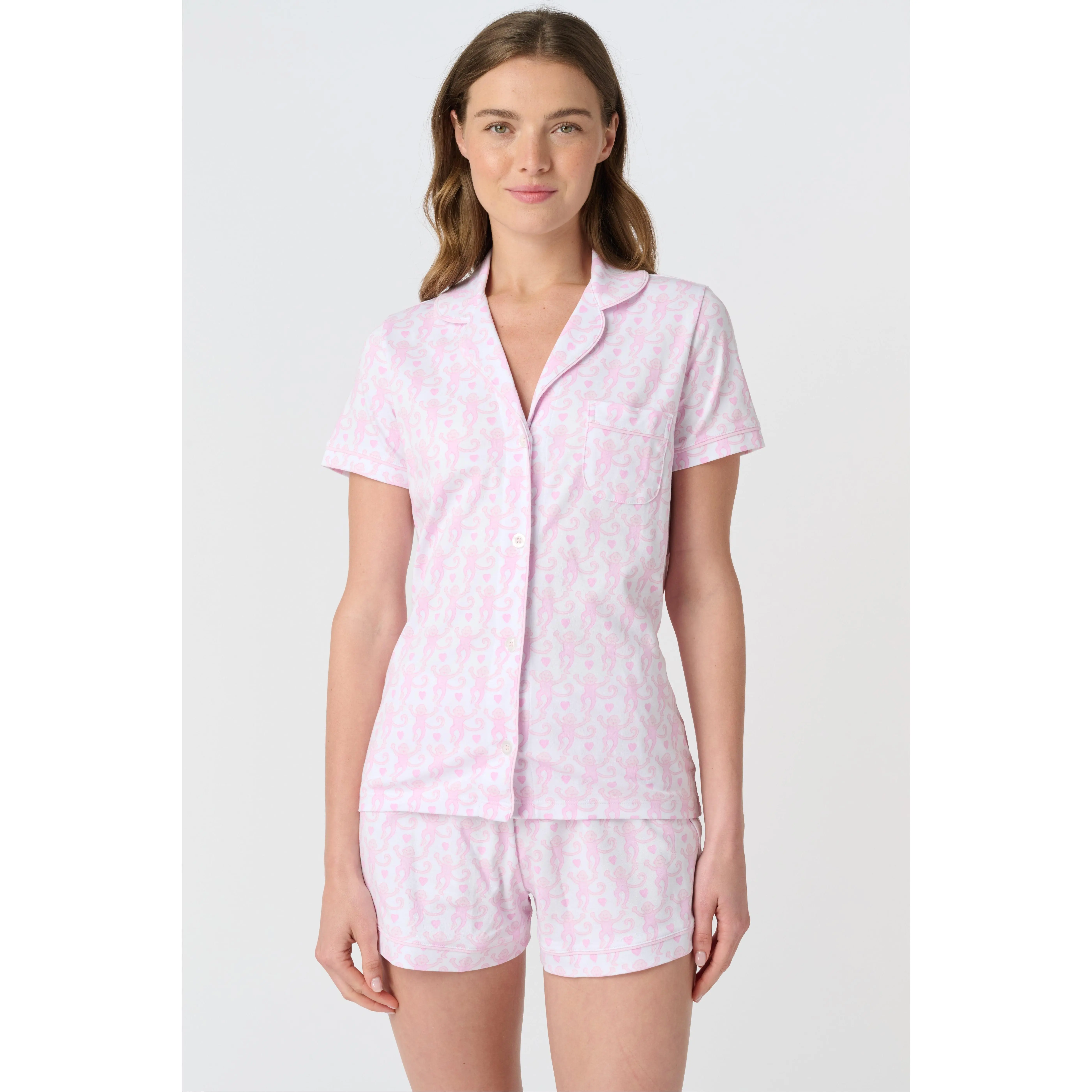 Lovely Monkey Polo Pajamas Lovely Monkey Polo Pajamas
