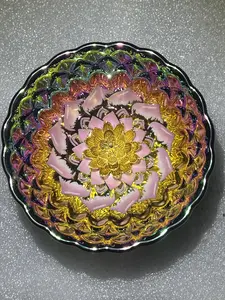 colorful pink lotus flower 3Dgolden lotus flower master LinXin