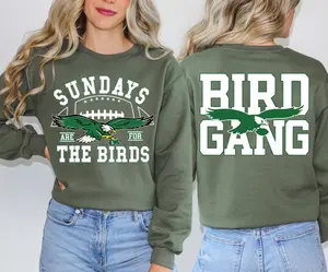 Philadelphia Football Sweatshirt, Sundays are for the Birds, Philadelphia Fan Shirt, Bird Gang Outfit