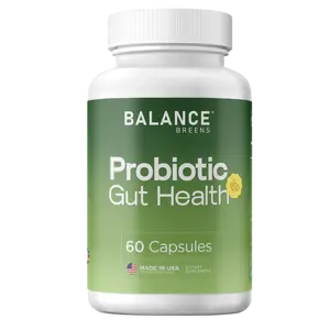 Balancebreens Probiotic Gut Health Supplement, 50 Billion CFU, 15 Strains, Digestive and Immune Support, 60 Capsules, Made in USA