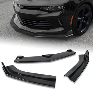 ZL1-Style Front Bumper Lip Body Kit Spoiler Compatible with 2016 - 2018 Chevy Camaro LT / LS / SS Model Only Bumper
