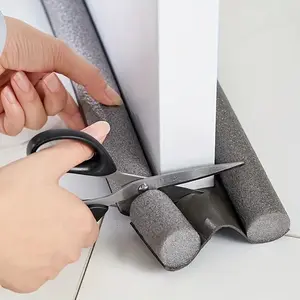 High-Quality Plastic Door Bottom Seal Strip, Soft Durable, Self-Adhesive, Waterproof, Soundproof, Anti-Theft, Door Hardware, Office Furniture, Home Decor