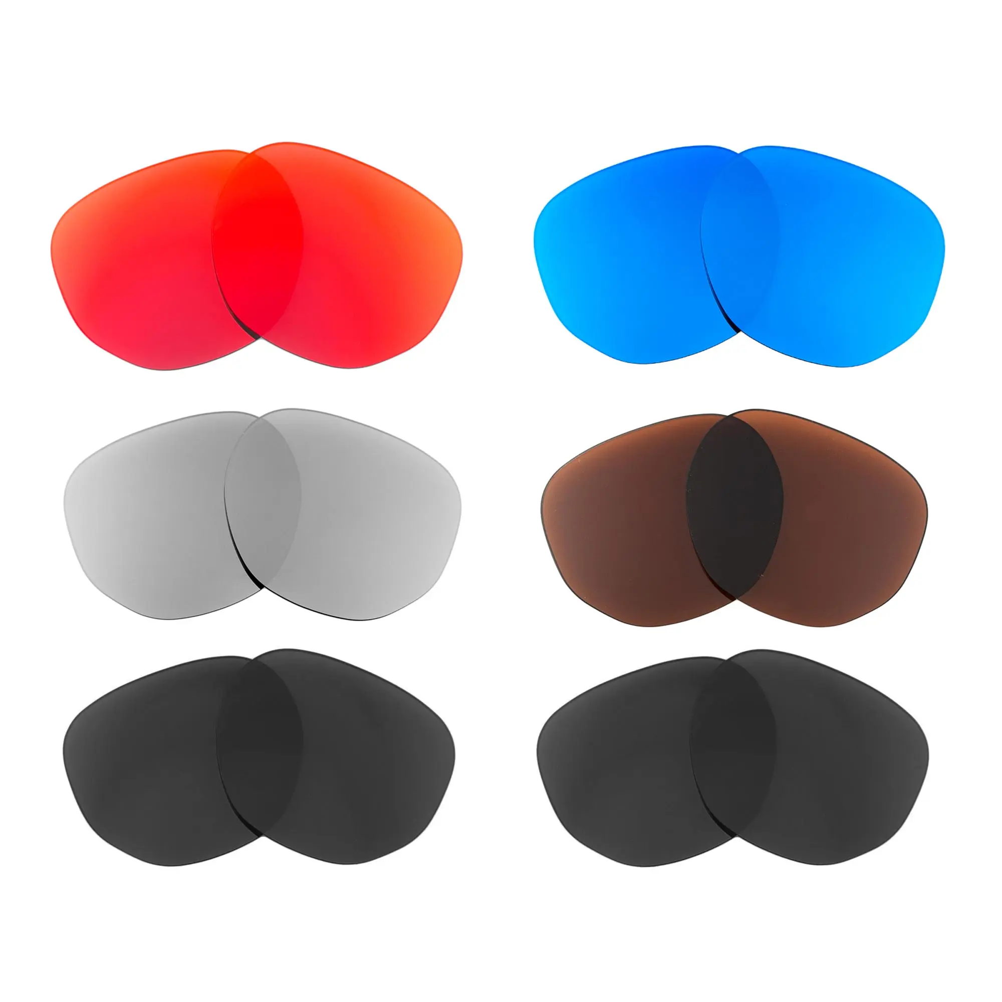 Walleva Replacement Lenses for Ray-Ban RB3548N (51mm)
