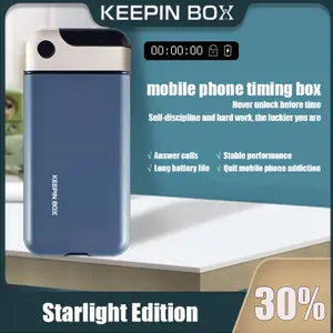 Portable Mobile Phone Lock Box Self-regulating Timed Smart Phone Lock Case Self-Discipline Keepin Box Limit Cell Phones Use
