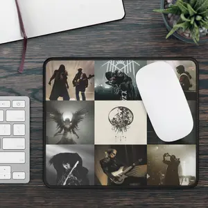 Sleep Token Collage Mouse Pad – Dark Aesthetic Gaming Desk Mat, Extended Non-Slip Surface for Work & Play