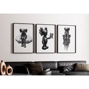 Graffiti Hypebeast Poster, set of 3, Printable KAWS Graffiti Poster, Hypebeast Toys, Hypebeast Sneaker, Sneaker Prints, Unframed Wall Poster Decor