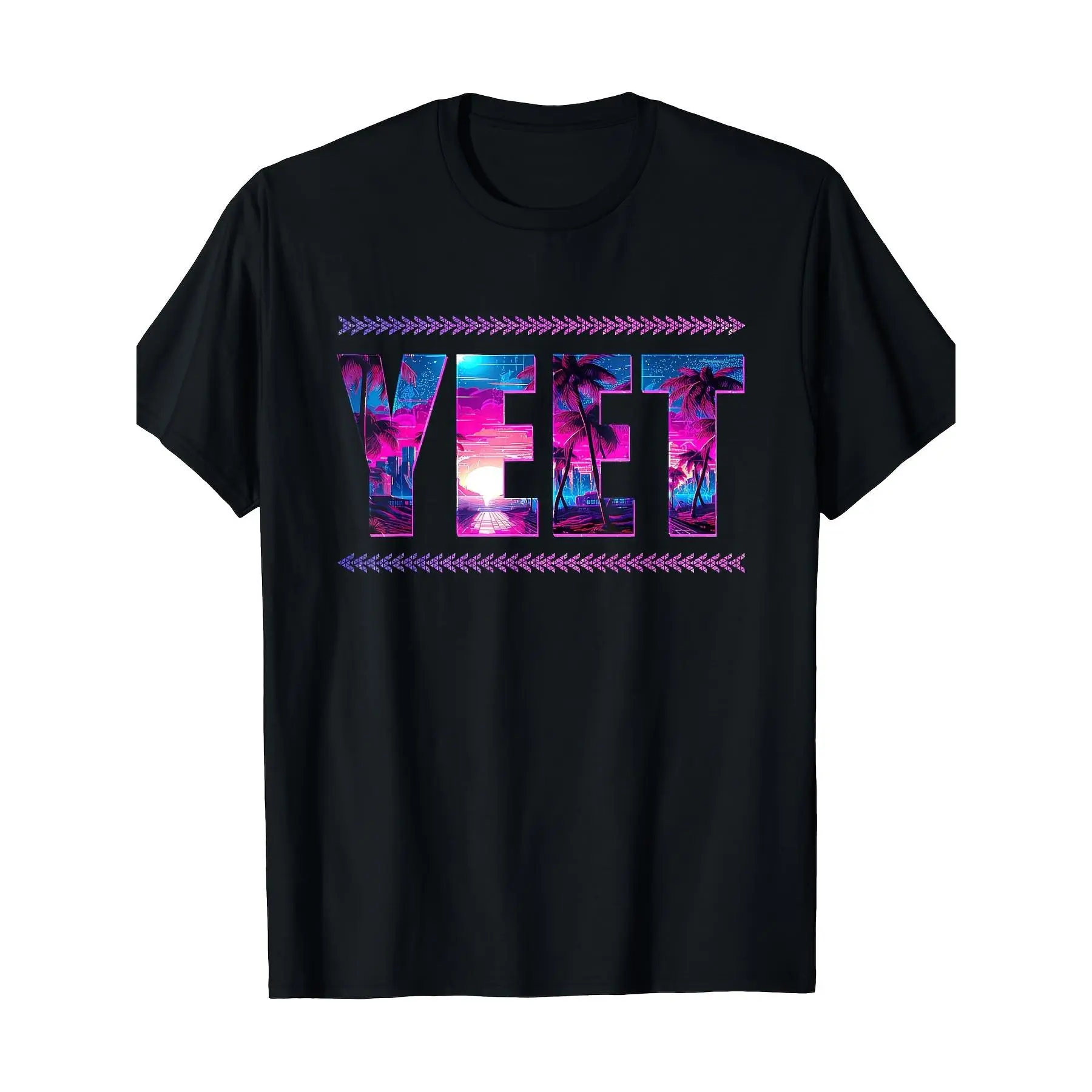 [100% Cotton] Men'S " Yeet" T-Shirts - Vintage Fun! # TikTokFashion #  MensJeyUsoYeetShirts # VintageWears Casual Breathable T-Shirt For Men And Women