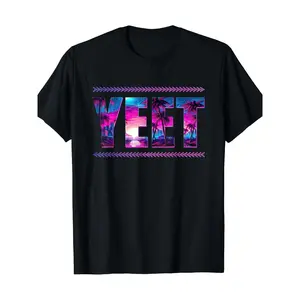 [100% Cotton] Men'S " Yeet" T-Shirts - Vintage Fun! # TikTokFashion #  MensJeyUsoYeetShirts # VintageWears Casual Breathable T-Shirt For Men And Women