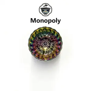 Iridescent Aurora Lotus Jian Zhan Tea Cup | Handcrafted Radiant Ceramic Art