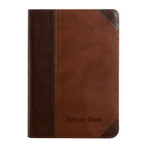Custom ESV Dark Brown Compact Size Personalized Holy Bible Medium Print - Tiktok