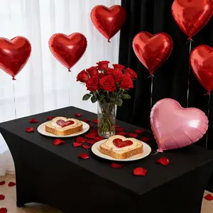 Tablecloths available in packs of 1/2/4/8/12; rectangular tablecloths, 6 ft long; elastic spandex fitted tablecloths; suitable for exhibitions, banquets, weddings, buffet service, parties, holidays, cocktail events, bars, and meetings.