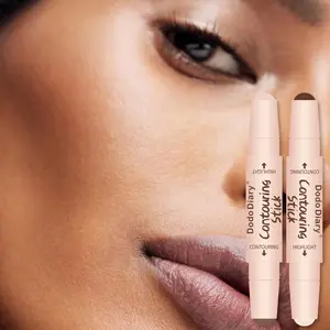 2Pcs double-headed contour stick, concealer, shadow contour pen, matte contour pen