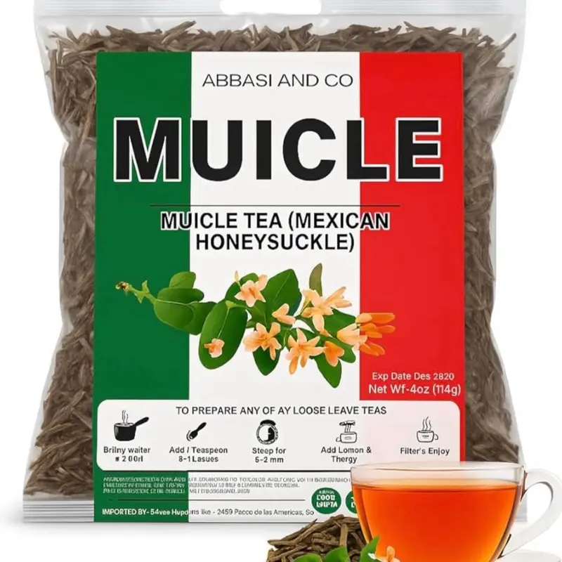 5oz Muicle Té (Mexican Honeysuckle Herbal Tea) - 100% Natural, Vegan, Non-GMO Muicle Herbal Tea - Premium Mexican Honeysuckle Tea - Imported from Mexico (4oz)