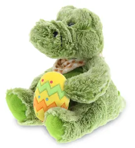 DOLLIBU Plush Easter Egg Stuffed Toy - Super-Soft Polyester Sitting Alligator Stuffed Animal
