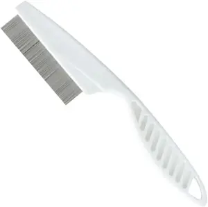 3pc Pet Flea Comb for Dogs and Cats - Multi-Functional Tool for Lice, Flea Egg and Tear Stain Removal