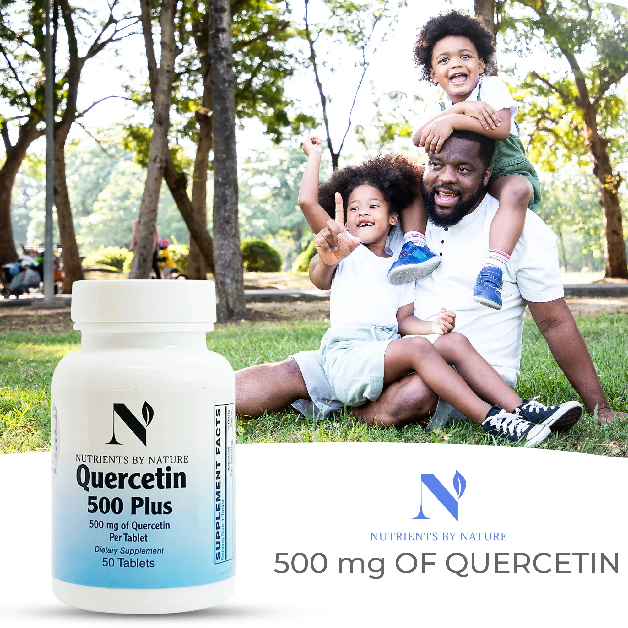 Quercetin 500 Plus Dietary Supplement by Nutrients by Nature