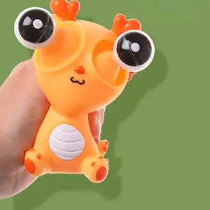 Creative Eye-Popping Dragon Toy, Tiktok Trending Dinosaur Stress Relief, Squeeze and Pop Fun, Funny and Weird Release Toy, Perfect for Laughter