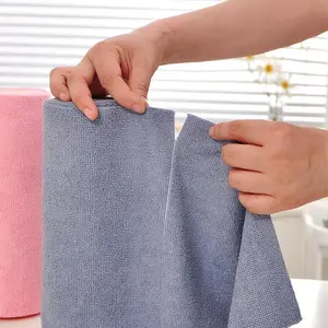 20pcs/Roll Tear-Away Microfiber Cleaning Cloths | Reusable Portable Cleaning Towels for Home, Kitchen & Car | Super Absorbent Streak-Free Microfiber Rags Value Pack