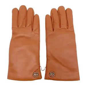 Pre-owned coach As Seen On Screen As Seen On Screen M310 Leather Gloves Red Brown Size 7 Women’s Driving Gloves $349